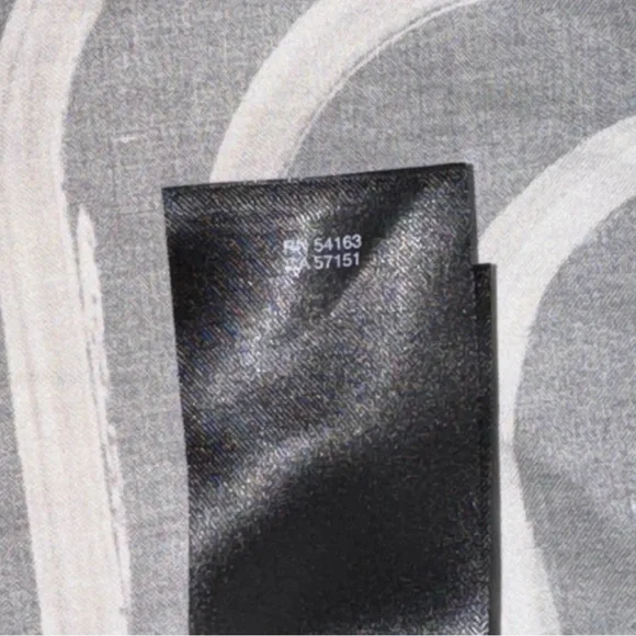 Donna Karan Black Cream Geometric Printed Midi Shirt Dress Buttons Down Size 16 - Picture 11 of 16